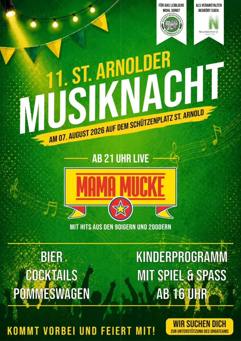 Flyer Musiknacht